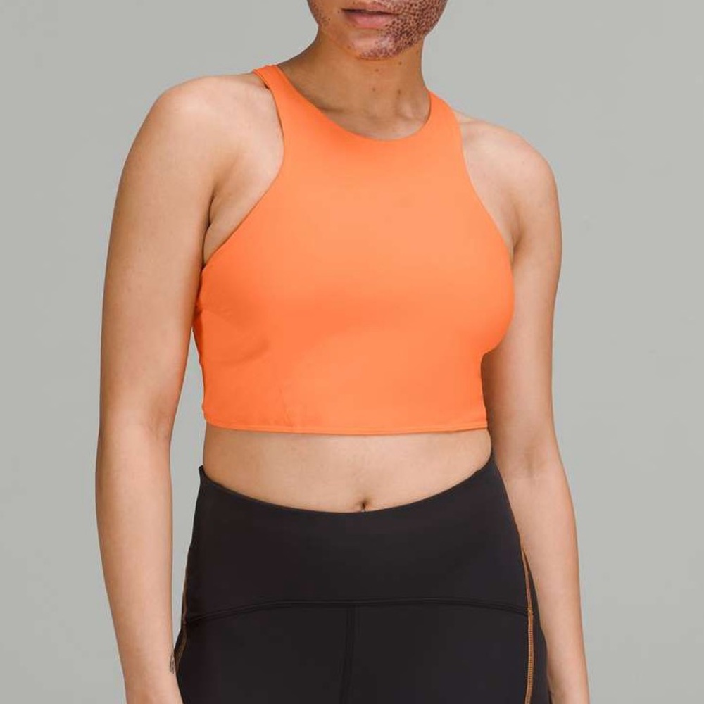 Lululemon Athletica Vibrant Orange Sports Bra